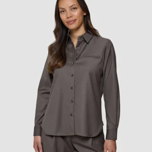 Women's Skye Shirt Dark Chestnut Melange